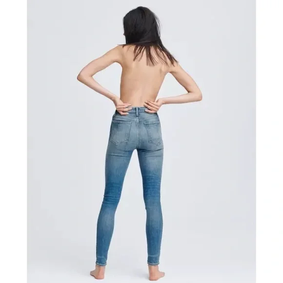 Rag & Bone Nina High-Rise Skinny In Exmoor - Picture 4 of 16